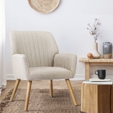 Elwine Rubberwood Armchair